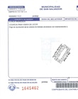 Recibo de aprobación de licencia